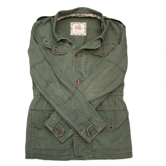 Black Poppy utility jacket - Picture 2 of 6